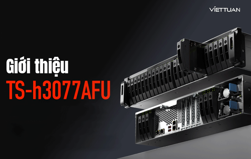 QNAP phát hành thiết bị NAS All-Flash TS-h3077AFU 30-bay ZFS, được trang bị bộ xử lý AMD Ryzen™ 7000 Series mạnh mẽ