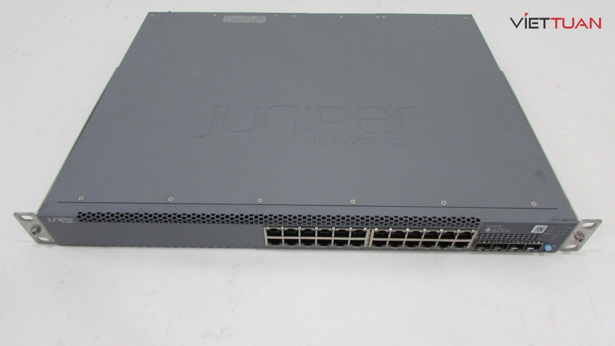 Mặt trước thiết bị Switch Juniper EX3400-24P