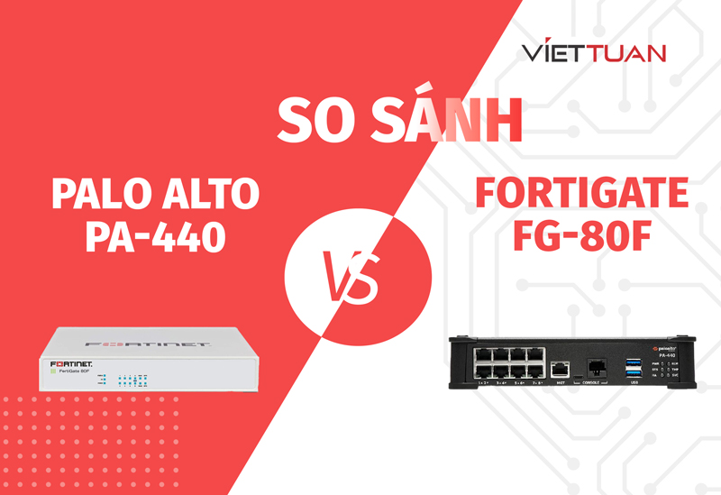 So sánh Palo alto PA-440 và Fortinet FortiGate FG-80F. Đâu là thiết bị firewall lý tưởng cho doanh nghiệp nhỏ hiện nay