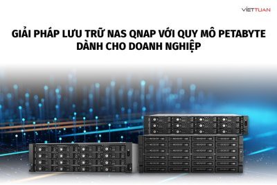 Khám phá các giải pháp lưu trữ NAS QNAP với quy mô petabyte dành cho doanh nghiệp 