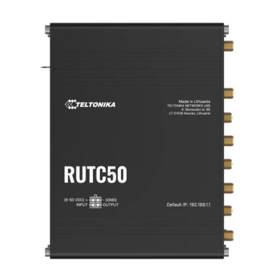 Router 4G/5G công nghiệp Teltonika RUTC50, Dual SIM 5G tốc độ 3,4Gbps, wifi 6 hỗ trợ 512 user