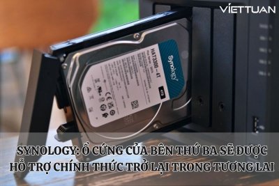 Synology: Ổ cứng của bên thứ ba sẽ được hỗ trợ chính thức trở lại trong tương lai
