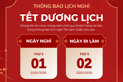 Việt Tuấn thông báo nghỉ Tết Dương Lịch 2026