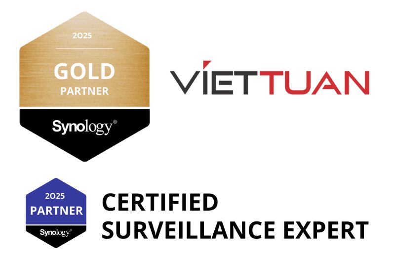 Việt Tuấn đạt danh hiệu Synology Gold Partner 2025 – Khẳng định vị thế đối tác chiến lược tại Việt Nam