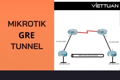 Hướng dẫn cấu hình GRE Tunnel trên thiết bị Router Mikrotik
