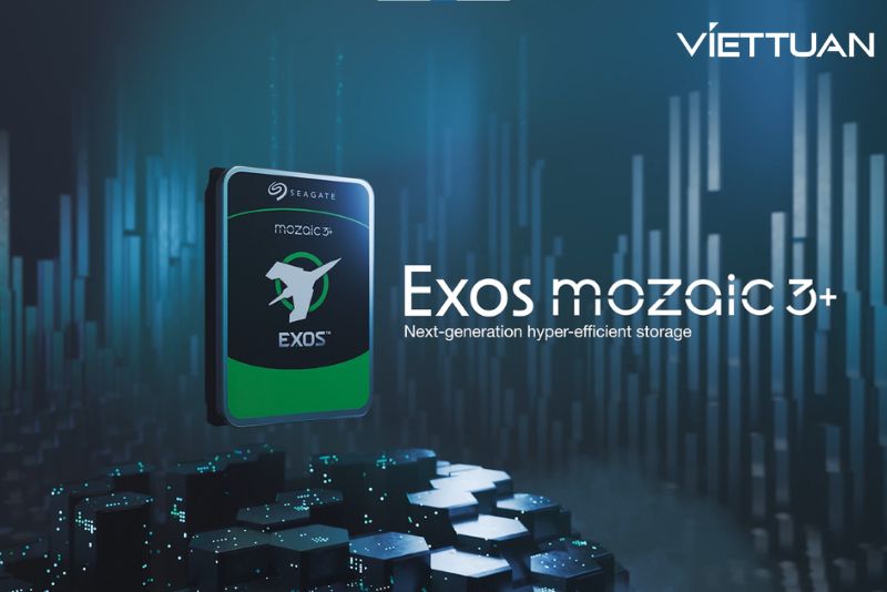 Seagate ra mắt ổ cứng Mozaic 4+ thế hệ mới với dung lượng 44 TB
