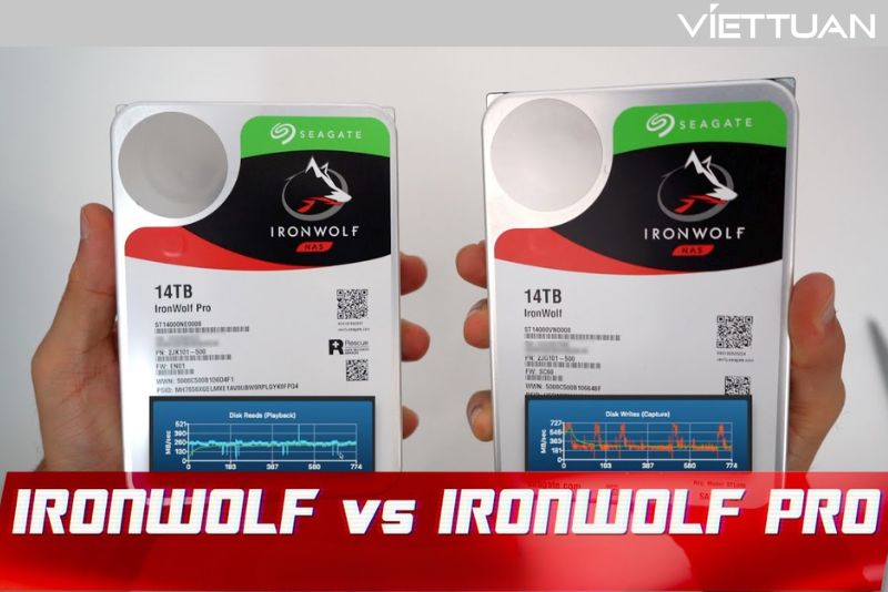 Sự khác biệt giữa ổ cứng Seagate IronWolf và IronWolf Pro là gì?