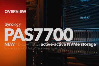 Synology PAS7700 – Hệ thống lưu trữ All-NVMe doanh nghiệp cao cấp nhất ra mắt tại sự kiện Computex 2025
