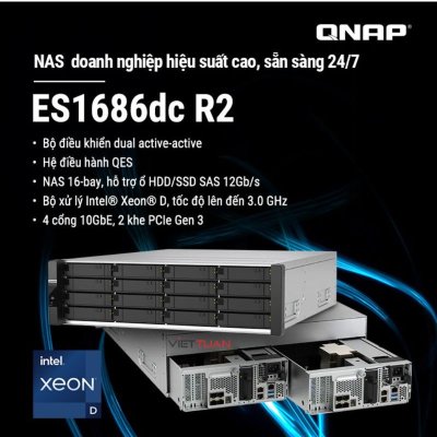 QNAP ES1686DC-R2-2123IT-64G (Dual Active Controllers)