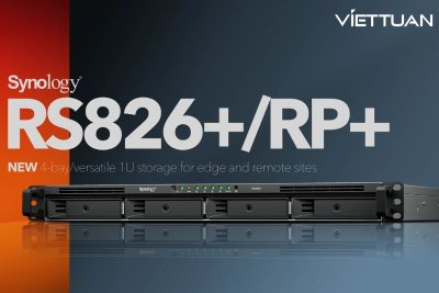 Synology ra mắt RS826+ / RS826RP+. Phiên bản nâng cấp có gì khác biệt so với các model hiện tại